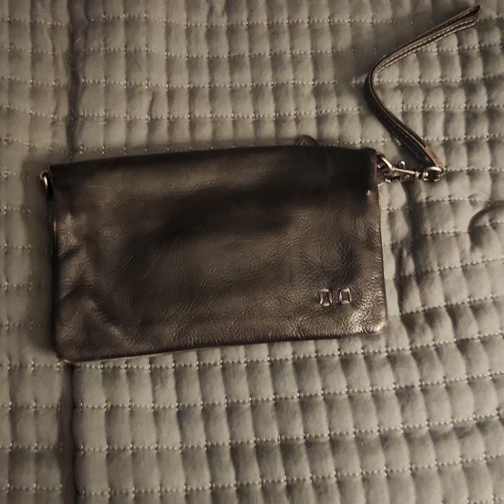 Bed Stu Dark Leather Wristlet